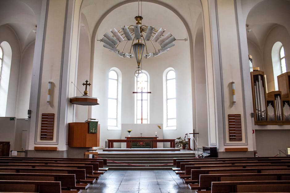 People participating together in a church community activity.